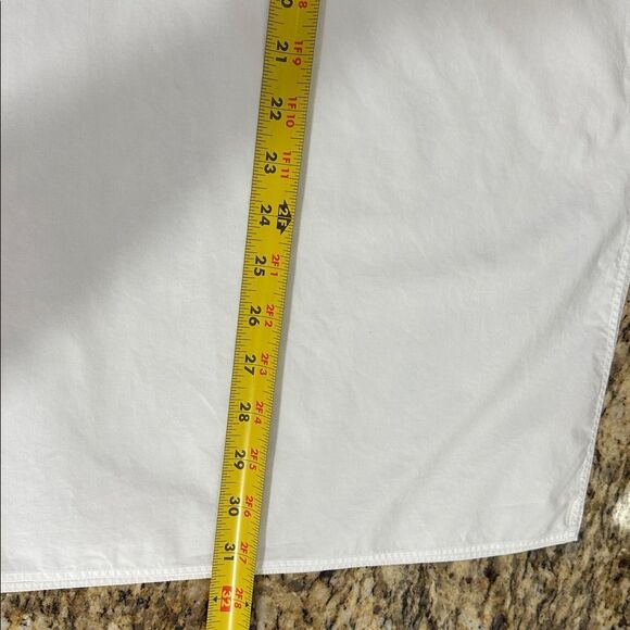 Sofie D'Hoore White Wide Shoulders Side Slits Blouse Top Size XS - Picture 7 of 7